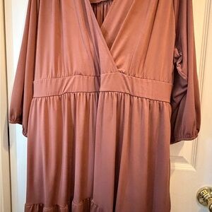 Torrid Satin Wrap Midi Dress